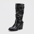 Slouchy Buckle Boots-Schoenen store -Black-4.5-Enrois