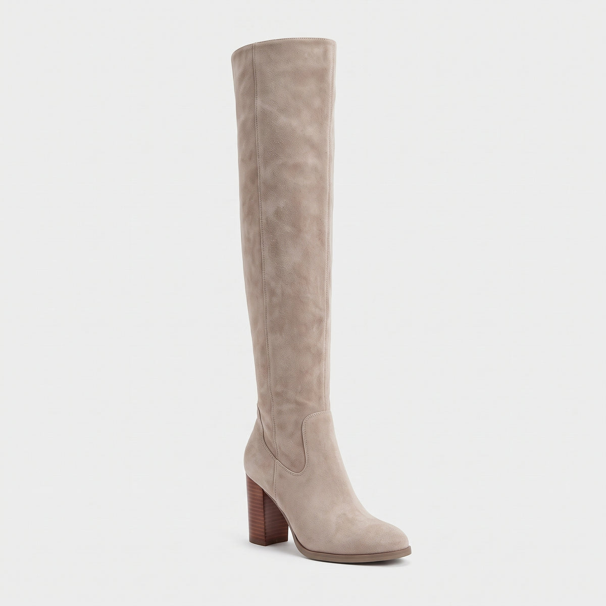 Suede Over-the-Knee Boots-Schoenen store -6-Enrois