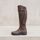 Chestnut brown leather